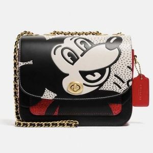 NWT Authentic Luxury Mickey Mouse Designer Crossbody Purse